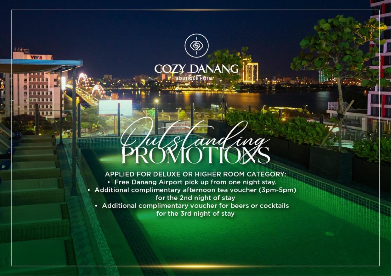 Cozy Danang Boutique Hotel Eksteriør billede